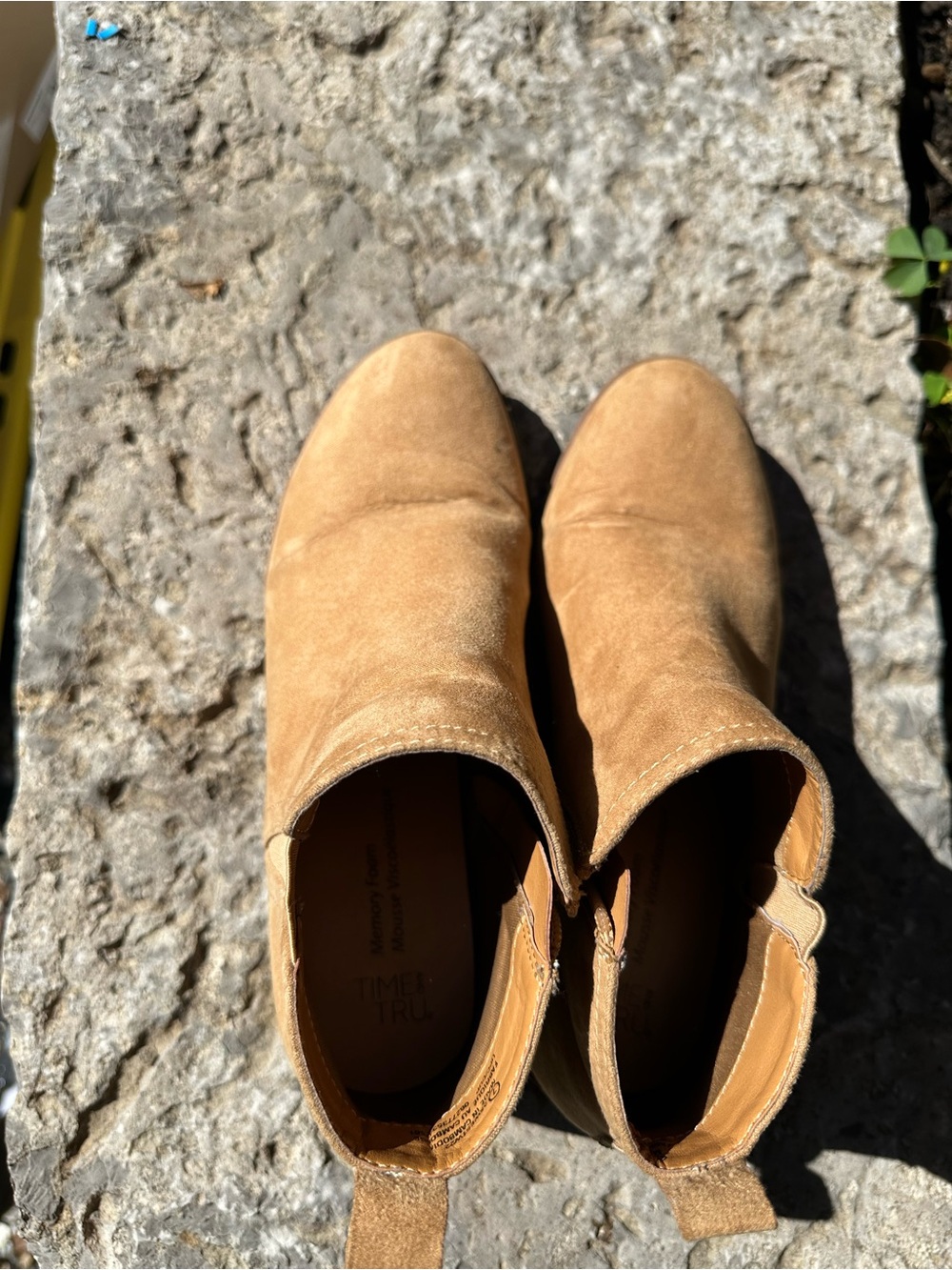 Women Ankle Boots in Tan Suede